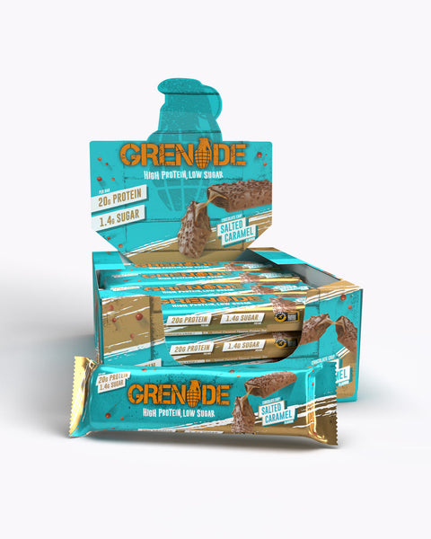 GRENADE CHOCOLATE CHIP SALTED CARAMEL PROTEIN BAR 60G